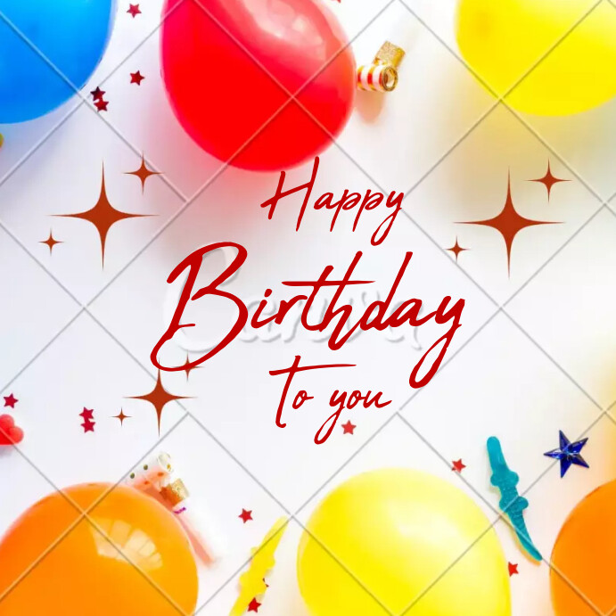 Happy brithday templates Modelo | PosterMyWall