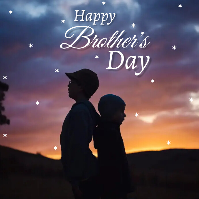 Copy of happy brother's day instagram post | PosterMyWall