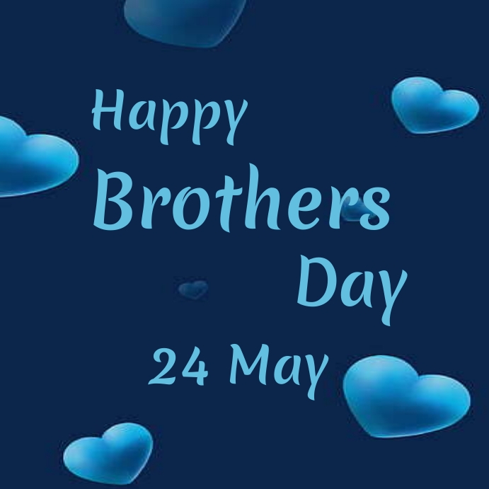 Happy brother Day Instagram Post Template | PosterMyWall