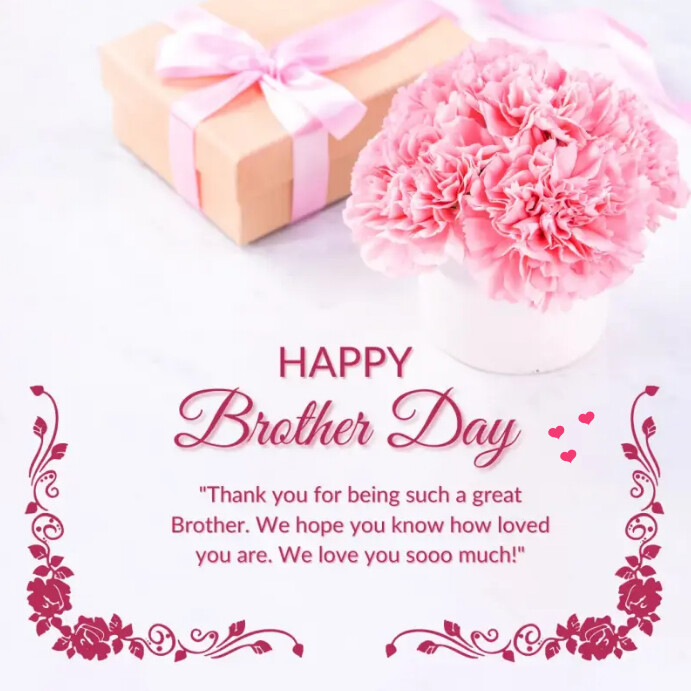 Happy brother day Instagram post Template | PosterMyWall