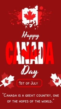 happy canada day,canada day Instagram Story template