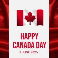 Happy Canada Day  Instagram Post template