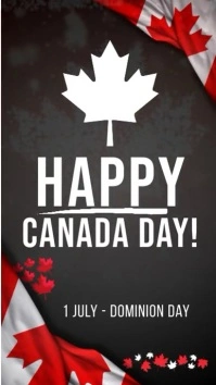 HAPPY CANADA DAY INSTAGRAM STORY DESIGN TEMPL template