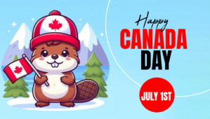 hAPPY cANADA dAY pOSTER INTAGRAM FLYER Blog overskrift template