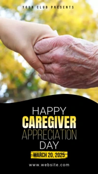 Happy Caregiver Template Instagram Story