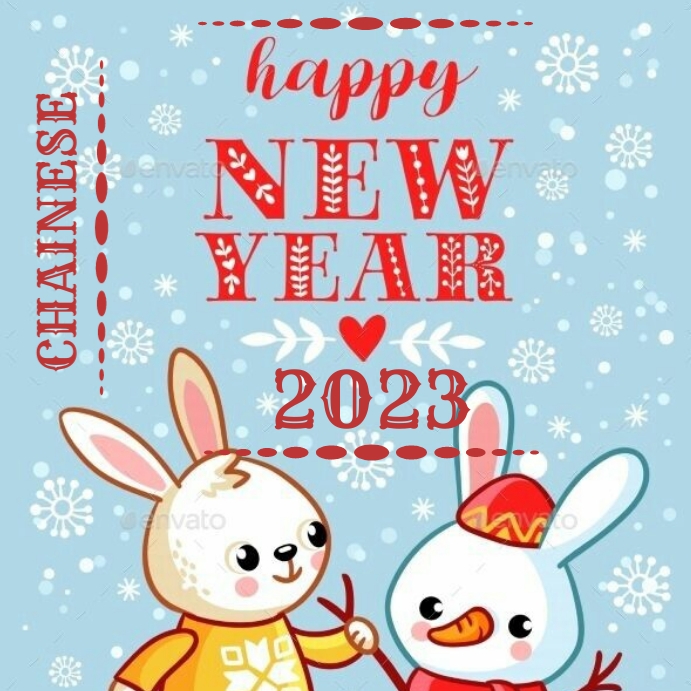 Happy chainess new year instagaram post Template | PosterMyWall