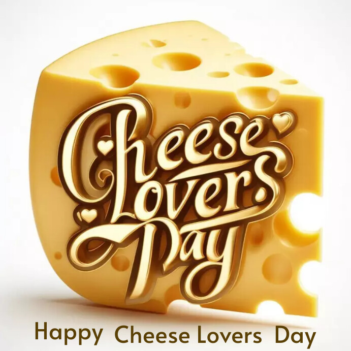 Happy Cheese Ripoff Happy cheese lovers day Template | PosterMyWall