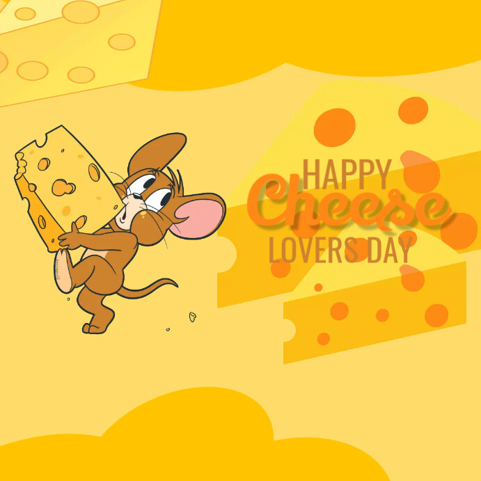 Happy Cheese Ripoff Happy Cheese Lovers Day Template | PosterMyWall