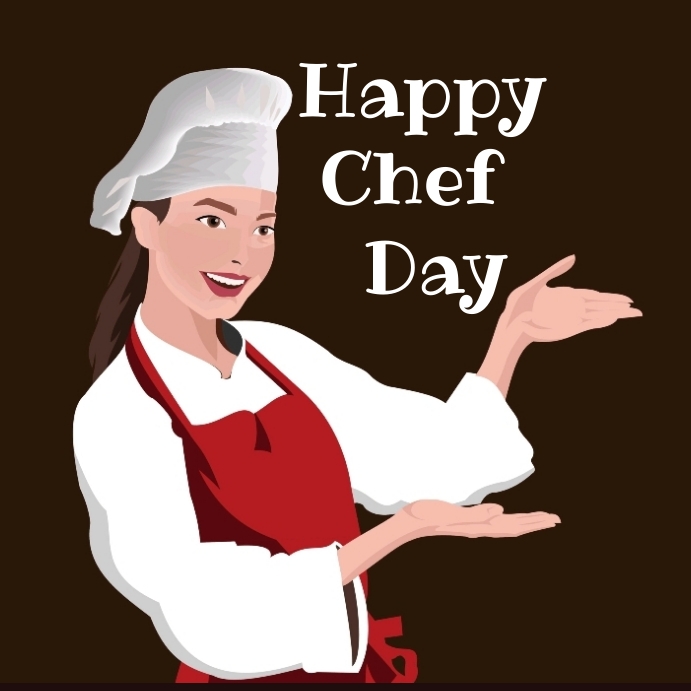 Hippy Chef Happy chef day Instagram post Template | PosterMyWall