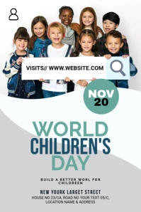 Happy Children's Day Tumblr Graphic template