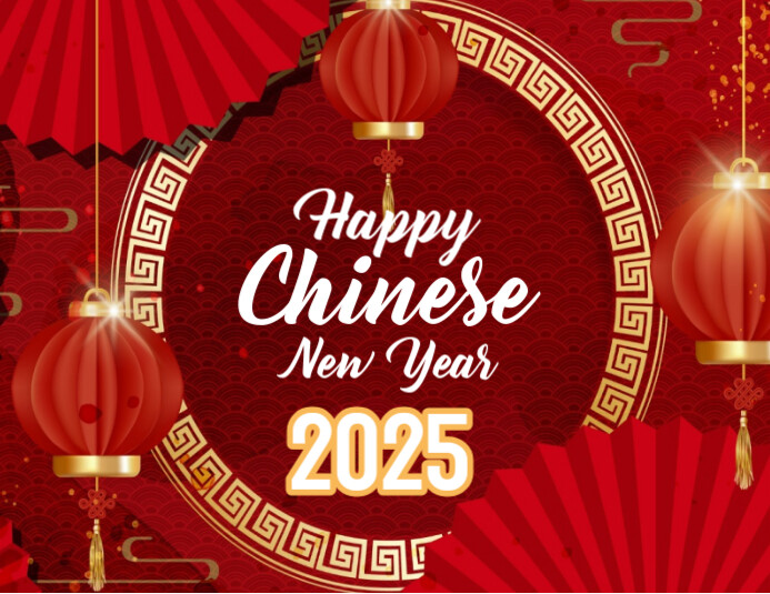 Happy Chinese new year 2025 Template PosterMyWall Happy Chinese new year 2025 Template PosterMyWall