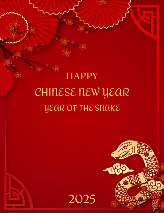 Happy Chinese New Year 2025 Flyer (us Letter) Template PosterMyWall Happy Chinese New Year 2025 Flyer (us Letter) Template PosterMyWall