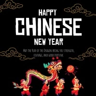 Happy Chinese New Year Square (1:1) template