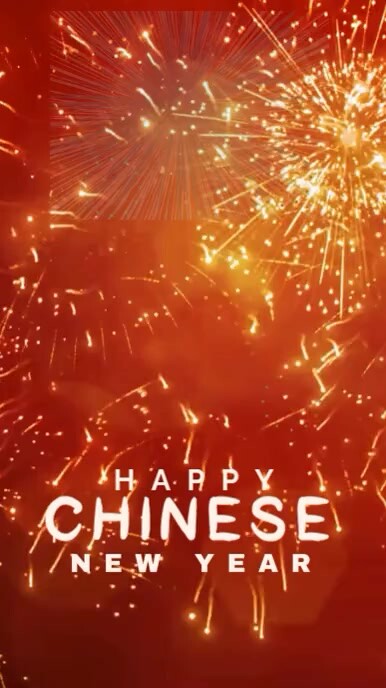 HAPPY CHINESE NEW YEAR Vídeo do TikTok template