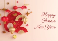 Happy Chinese New Year Greeting Card Ikhadi leposi template