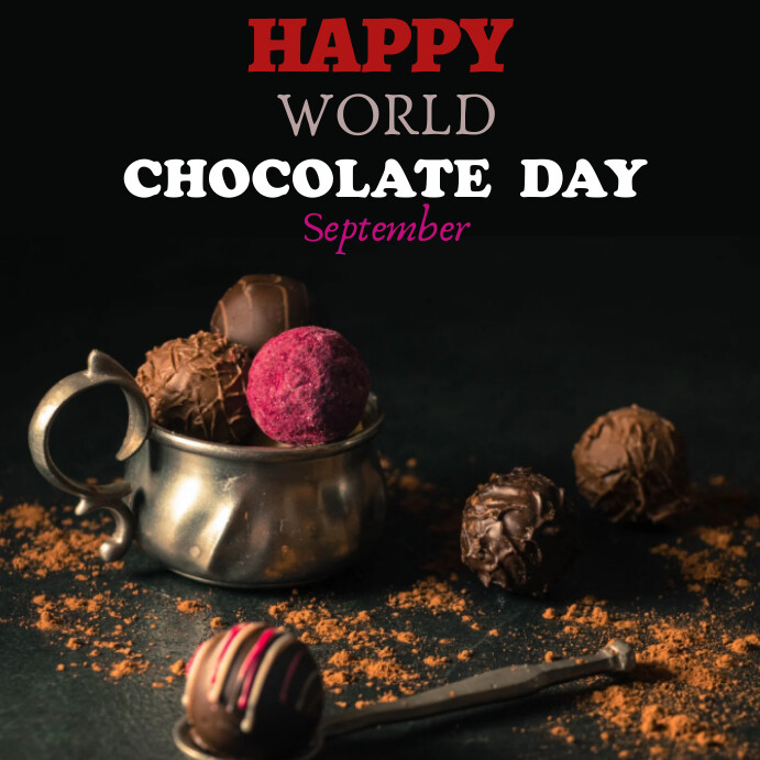Happy Chocolate Day Instagram Post Template | PosterMyWall