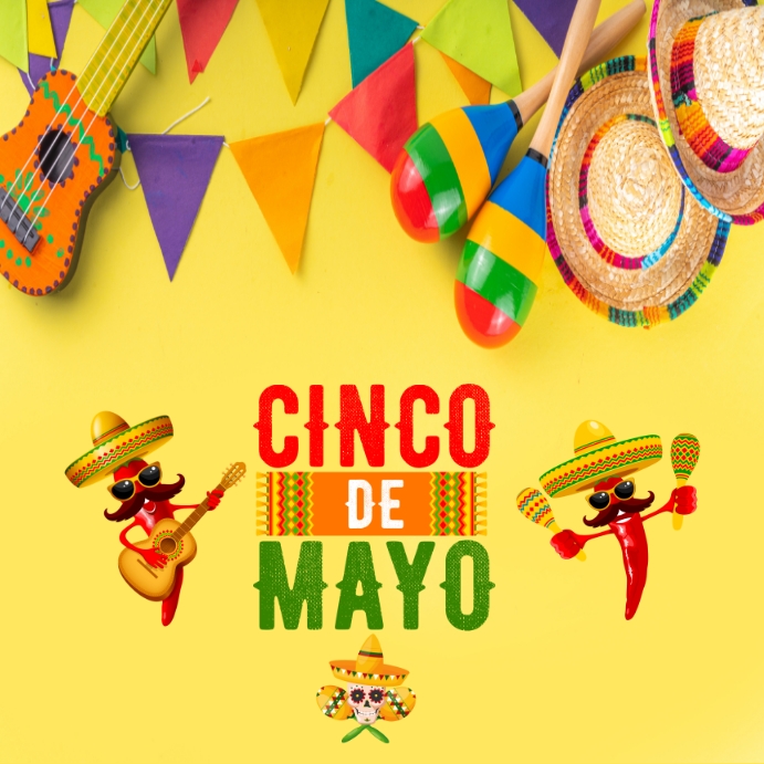 happy cinco de mayo,cinco de mayo greetings Template | PosterMyWall
