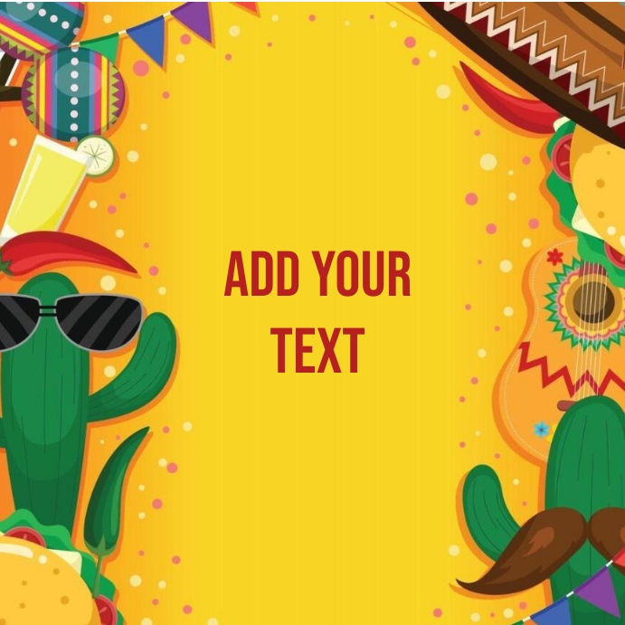 Happy Cinco De Mayo Day Flyer Poster Design Template | PosterMyWall