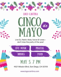 Happy Cinco De Mayo Instagram Portrait template