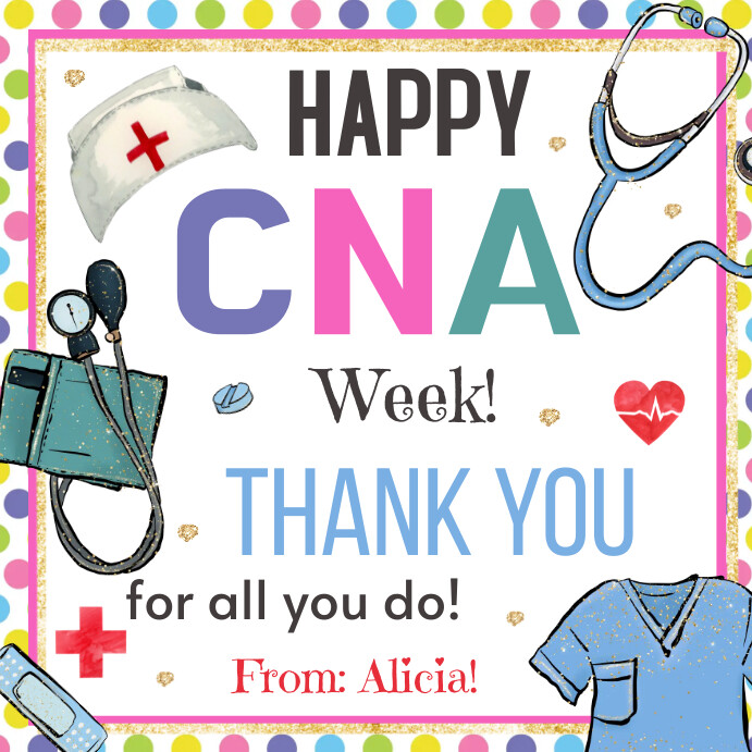 Copy of Happy CNA week PosterMyWall Copy of Happy CNA week PosterMyWall