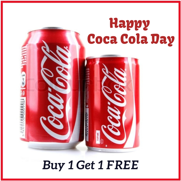 Copy of happy coca cola day PosterMyWall