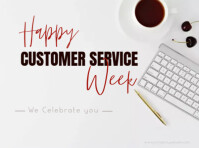 Happy Customer Service Week Presentation template