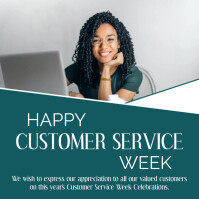 Customer Relations Flyer Example customer service week flyer Template | PosterMyWall