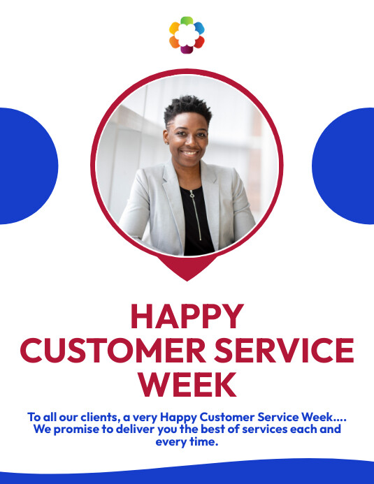 Customer Service Week Poster Design Customer Service Week Poster Design
