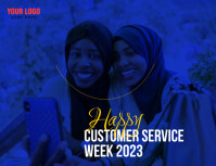 Happy Customer Service Week Template design | PosterMyWall