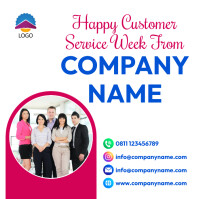 customer service week insta template | PosterMyWall