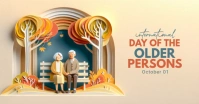 Happy Day Of Older Person Image partagée Facebook template
