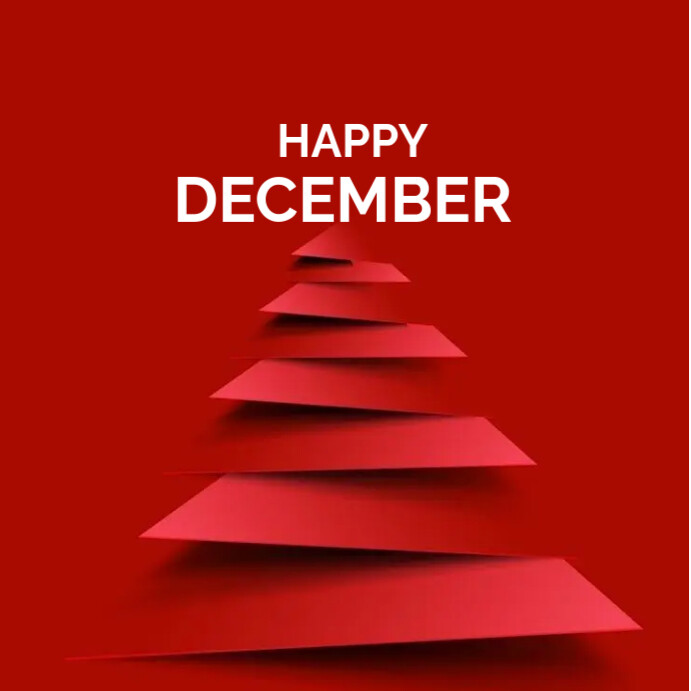 Happy December Randy Plantilla de happy December | PosterMyWall