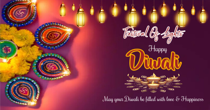 Happy deepwali,diwali festival of lights (1) Facebook Shared Image template
