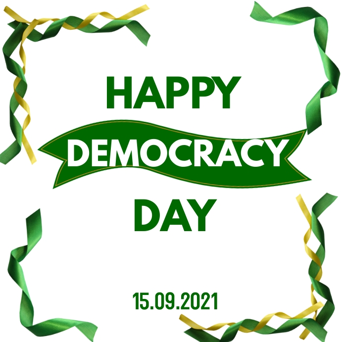 Happy democracy day Template | PosterMyWall
