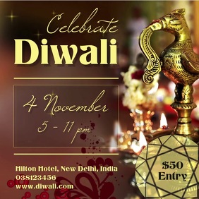 980 Diwali Customizable Design Templates Postermywall