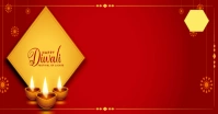 Happy Diwali background Facebook Shared Image template