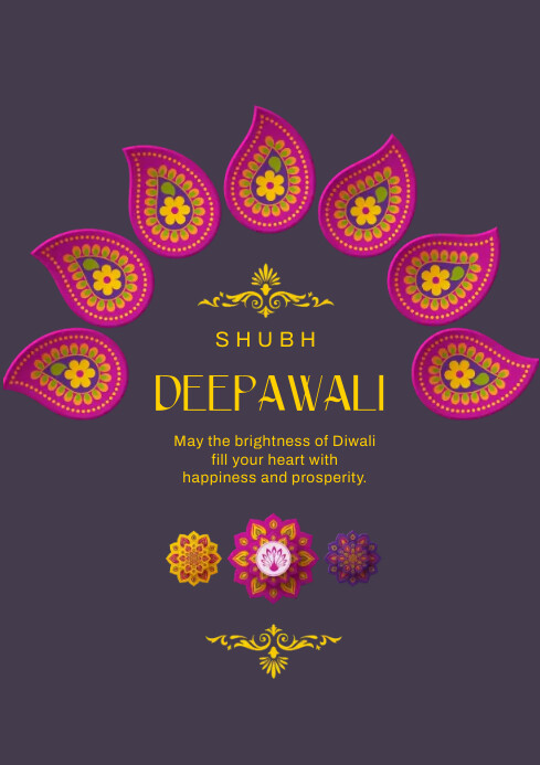 Happy Diwali Template | PosterMyWall