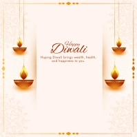 happy diwali Instagram Post template
