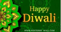 Happy diwali Facebook Event Cover template