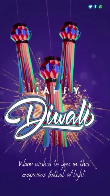 Happy Diwali Instagram-verhaal template