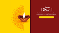 happy diwali โพสต์บน Twitter template
