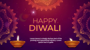 Roxo Diwali Celebration Umbukiso Wedijithali Template