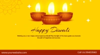 happy diwali Twitter Post template