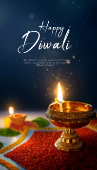 Happy Diwali Business Card template