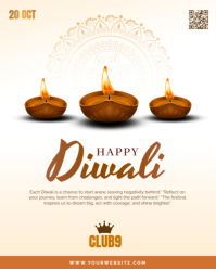 happy Diwali Instagram Portrait template
