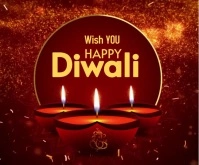 Happy Diwali Medium Rectangle template