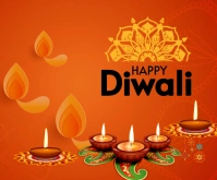 Happy Diwali Medium Rectangle template