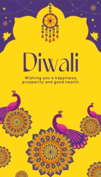 Happy Diwali Business Card template