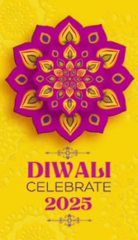 Happy Diwali Business Card template
