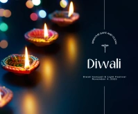 Happy Diwali Medium Rectangle template